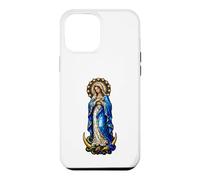 Virgin Mary Immaculate Conception Gothic Mosaic Icon Art Case for iPhone 12 Pro Max