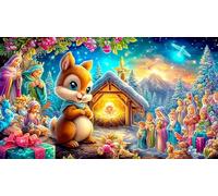 Virgin-Mary Jigsaw Puzzles 1000 Pieces Fun and Challenging Family Game Puzzle Game Great Gift Idea for The Whole for Women, Gifts for Men 38x52cm/1000pcs