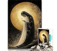 Virgin Mary Jigsaw Puzzles for Teenagers 1000 Pieces,Challenging Game Gifts for Is Ideal As A Gift for The Whole Family 75x50cm