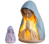 Virgin Mary Light - Virgin Mary Catholic Decor Table Lamp,2026 New VirginMary Prayer Night Light,Religious Statue Lamp,LED Devotional TableLamp,Soft Eye Protection Night Lights for Home Decor