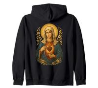 Virgin Mary | Mother Mary | Hail Mary | Our Lady Zip Hoodie