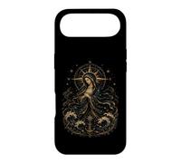 Virgin Mary Nautical Compass Sacred Ocean Devotional Art Case for iPhone Air