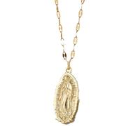 Virgin Mary Necklace - Delicate Mary Pendant for Women, Elegant Symbolic Chain | Refined Religious Gift for Mother's Day, Birthday, Spiritual Celebration, Special Event