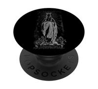 Virgin Mary Our Lady of Lourdes Immaculate Virgin, PopSockets Adhesive PopGrip