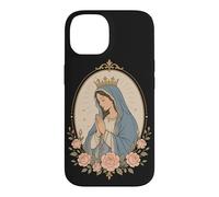 Virgin Mary Prayer Catholic Floral Faith Art Case for iPhone 14