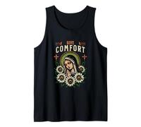 Virgin Mary Prayer Give Comfort Christian Pray God's People Tank Top