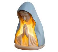 Virgin Mary Prayer Night Light, 2025 New Elegant Religious Statue Lamp, LED Devotional Table Lamp, Soft Eye Protection Night Lights, Home Decor for Bedroom Living Room