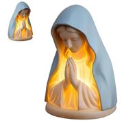 Virgin Mary Prayer Night Light, 2025 New Virgin Mary Catholic Decor Table Lamp for Faith Peace & Spiritual Comfort, for Living Room and Bedroom Desktop Decor