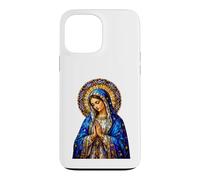 Virgin Mary Praying Medieval Cathedral Mosaic Art Portrait Case for iPhone 13 Pro Max