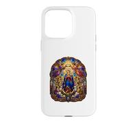 Virgin Mary Queen Of Angels Catholic Cathedral Icon Art Case for iPhone 15 Pro Max