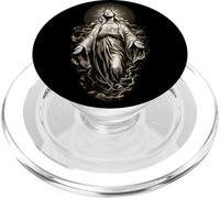 Virgin Mary Roman Catholic Regina Maria PopSockets PopGrip for MagSafe