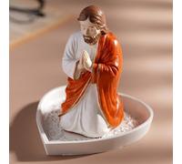 Virgin Mary Rosary Holder,Elegant Our Lady Prayer Rosary Box,Jesus Rosarys Stand,Christian Home Decor,Holds Beads, Necklaces and Rings,Religious Gift Catholic Gift