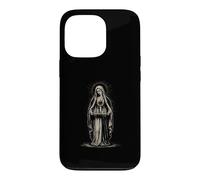 Virgin Mary Sacred christian Heart With Prayer Candles Case for iPhone 13 Pro