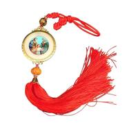 Virgin Mary Son Pendant Decorative Charm Christian Car Interior Decoration