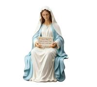 Virgin Mary Statue,Modern Aesthetic Resin Religious,Mary Statue Tiny Jesus Figures | for Home Apartment Dorm Office Church Table Shelf Car Dashboard