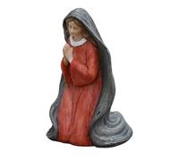 Virgin Mary Statue - Reusable Christian Figure | Portable Desk Decor Sculpture for Bookcase, Display Cabinet, Dressing Table, Nightstand, Window Sill Study, Living Room