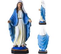 Virgin Mary Statue,Virgin Mary Statue Lifelike Resin Virgin Mary Peace-Symbolized Home & Church Mary Statue Decor for Baptism And Religious Holidays,Collectible Figurines 3.9x2.5x8.5