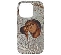 Virgin Mary with Jesus Eastern Orthodox Icon Case for iPhone 14 Pro