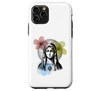 Virgin Mary with Vintage Flowers graphic Case for iPhone 11 Pro