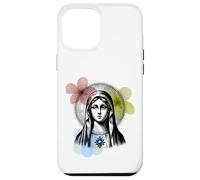 Virgin Mary with Vintage Flowers graphic Case for iPhone 12 Pro Max