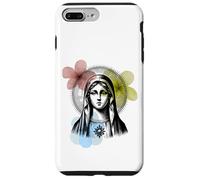 Virgin Mary with Vintage Flowers graphic Case for iPhone 7 Plus/8 Plus