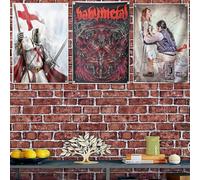 Virgin MaryFlag Wall Hangings Painting Vintage Christian Posters and Prints Custom Vertical Banner Metal Holes Grommets Dorm and Room Wall Decor Tapestry,38X57 inches