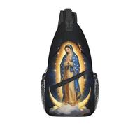 Virgin Marys 6 Unisex Daypack Multiple Pockets Crossbody Backpack Anti Theft Sling Bag For Sports Travel Working Shopping