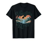 Virgin River T-Shirt Retro Minimalist River Virgin T-Shirt