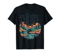 Virgin River T-Shirt Retro Minimalist River Virgin T-Shirt