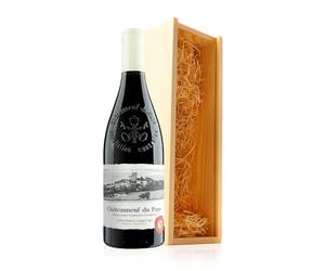 Virgin Wines - Andre Brunel Cuvee Pierre et Gobelet Chateauneuf-du-Pape (75cl) in Wooden Gift Box - Premium French Red