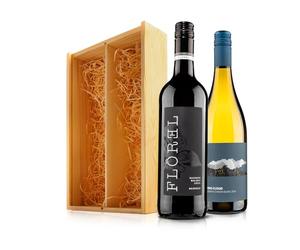 Virgin Wines - Classic Mixed Wine Duo in Wooden Gift Box - 2 Bottles (75 rgentinian Malbec & South African Chenin Blanc