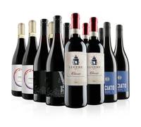 Virgin Wines Italian Customer Favourites Red Wine Case 12 Bottles (75Cl) In White White