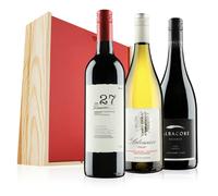 Virgin Wines - Mixed wine trio in wooden gift box