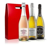 Virgin Wines Must-Have Prosecco Trio in Red Gift Box Red