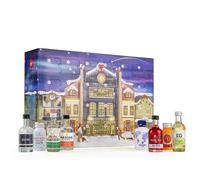 Virgin Wines Premium Gin Advent Calendar - 24 Gin Miniatures In Blue Blue