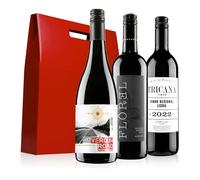 Virgin Wines - Red wine trio in red gift box