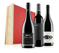 Virgin Wines - Red wine trio in wooden gift box