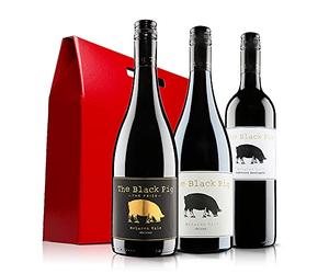 Virgin Wines - The Black Pig Red Wine Trio in Gift Box - 3 Bottles (75cl) - Shiraz & Cabernet Sauvignon from Australia