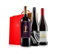 Virgin Wines - Ultimate French Red Wine Trio in Wooden Gift Box - 3 Bottles (75cl) - Lnguedoc Pinot Noir, Vin De France Grenache blend & Côtes du Rhône Blend