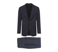 Virgin Wool Suit - male - Giorgio Armani - Single Breasted Suits - Blue - XL - Suits XL