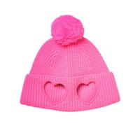 Virgin Wool With Embroidered Hearts - female - VIVETTA - Accessories - Pink - ONE SIZE - Accessories ONE SIZE