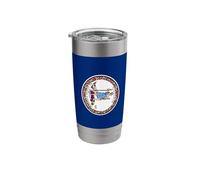 Virginia and Canada United in Roots Stainless Steel Insulated Tumbler