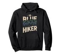 Virginia Blue Ridge Parkway Hiker Va Mountains Retro Outdoor Pullover Hoodie