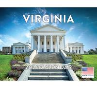 Virginia Calendar 2026 Monthly Wall Calender 12 Month | American Made In The USA
