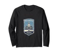 Virginia Colonial Willbshiragry Historic Building Landmark Long Sleeve T-Shirt