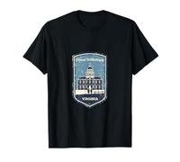 Virginia Colonial Willbshiragry Historic Building Landmark T-Shirt