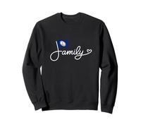 Virginia Family - Virginian Flag Heritage Word Art Sweatshirt