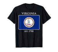 Virginia Flag 10th US State 1788 Virginian T-Shirt