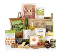 Virginia Hayward Christmas Hamper - Love Cheese Hamper, Hampers & Gourmet Gifts, with Red Leicester, Cheddar, Anitpasto Selection, Crackers, Sauvignon Blanc & More. Decadent Presents for all