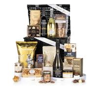 Virginia Hayward Hamper, With Thanks Basket - Hampers & Gourmet Gifts, Treats Including Cake, Chcolates, Popcorn, Crips, Merlot and more - Luxurious Presents